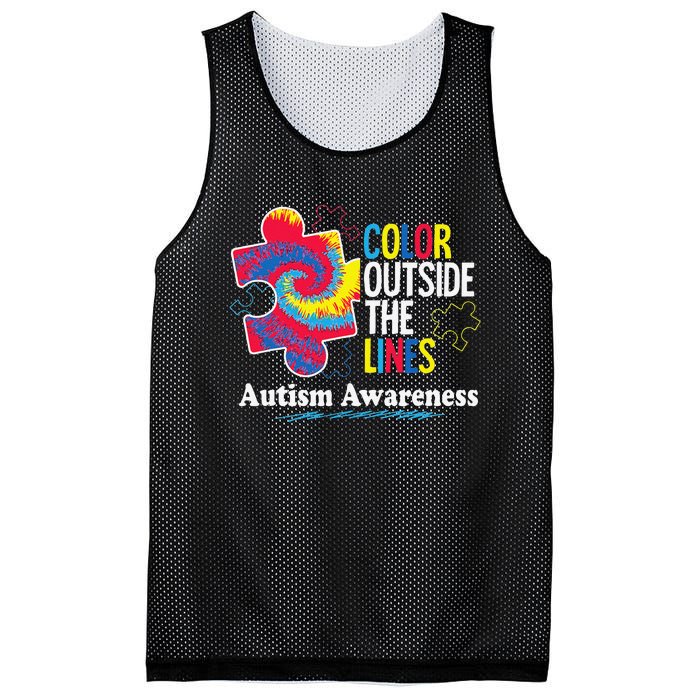 Autism Awarenesss Women Aspergers Puzzle Piece Mesh Reversible Basketball Jersey Tank