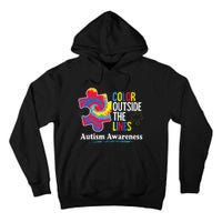 Autism Awarenesss Women Aspergers Puzzle Piece Tall Hoodie