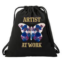 Artiist At Work 2 Drawstring Bag