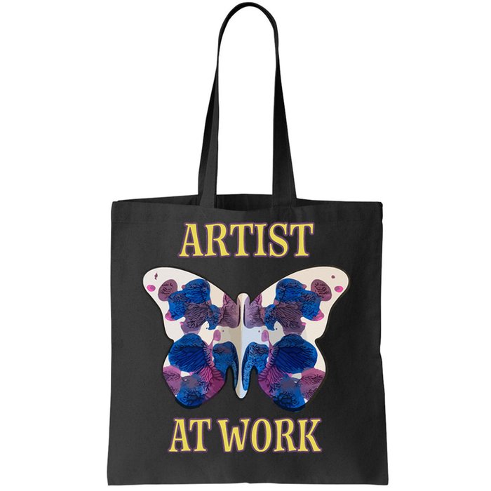 Artiist At Work 2 Tote Bag