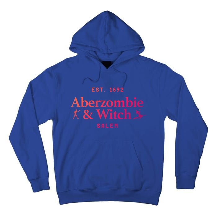 Aberzombie And Witch Est 1692 Salem Cute Gift Tall Hoodie