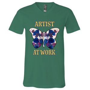 Artiist At Work 2 V-Neck T-Shirt