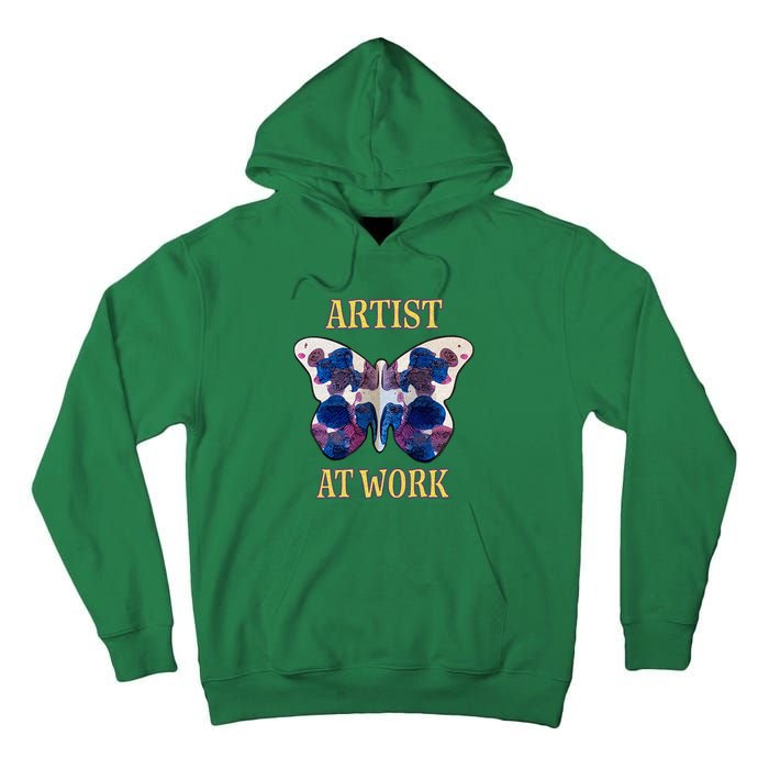 Artiist At Work 2 Tall Hoodie