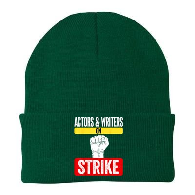 Actors And Writers On Strike I Stand With Writers Guild WGA Knit Cap Winter Beanie