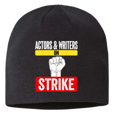 Actors And Writers On Strike I Stand With Writers Guild WGA Sustainable Beanie