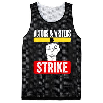 Actors And Writers On Strike I Stand With Writers Guild WGA Mesh Reversible Basketball Jersey Tank