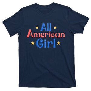 All American, Women American Flag 4th Of July Patriotic T-Shirt