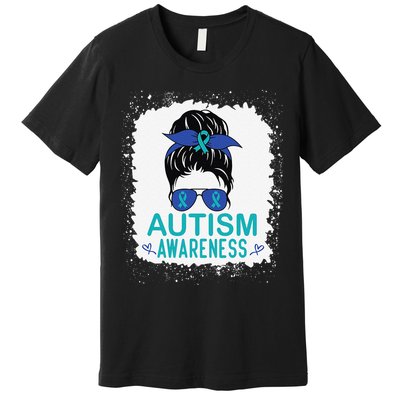 Autism Awareness Women Be Kind Autism Premium T-Shirt