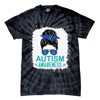 Autism Awareness Women Be Kind Autism Tie-Dye T-Shirt