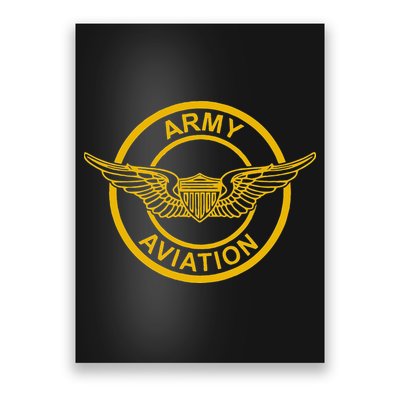 Army Aviation Wings Patch Poster
