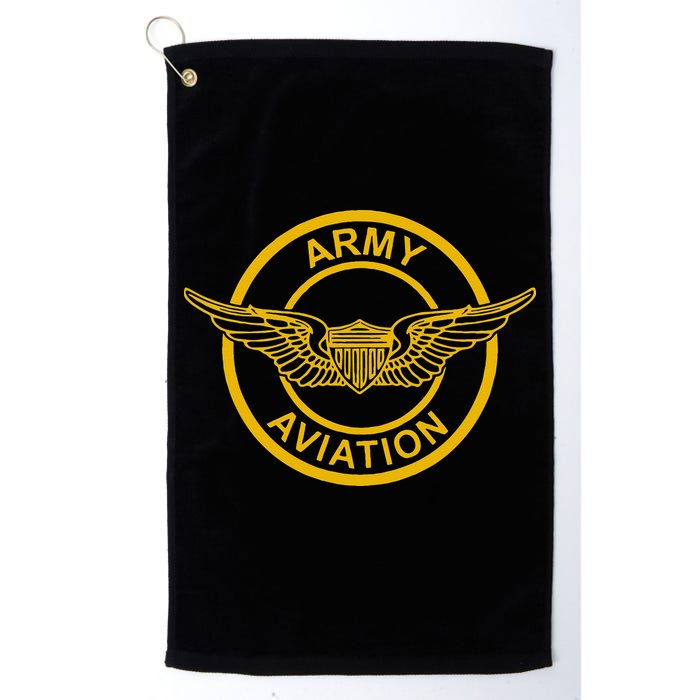Army Aviation Wings Patch Golf Towel