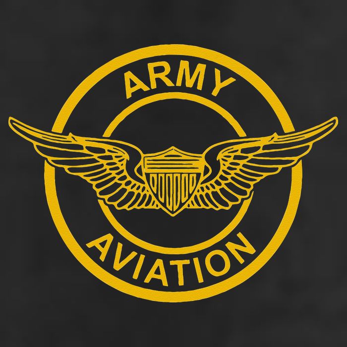 Army Aviation Wings Patch Golf Towel