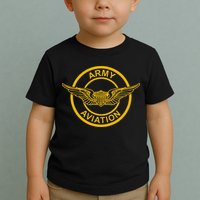 Army Aviation Wings Patch Toddler T-Shirt