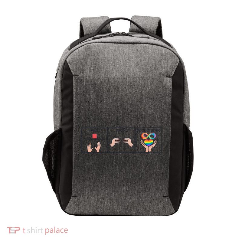 Autism Awareness Want More Acceptance Vector Backpack