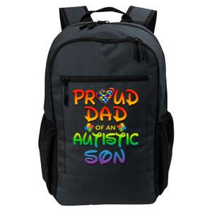 Autism Awareness Wear Proud Dad Of Son Gift Daily Commute Backpack