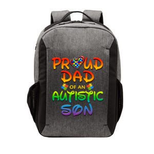 Autism Awareness Wear Proud Dad Of Son Gift Vector Backpack