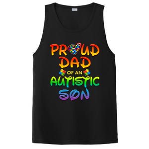 Autism Awareness Wear Proud Dad Of Son Gift PosiCharge Competitor Tank