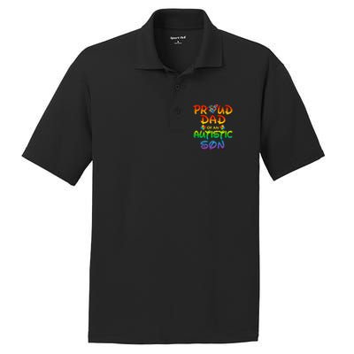 Autism Awareness Wear Proud Dad Of Son Gift PosiCharge RacerMesh Polo