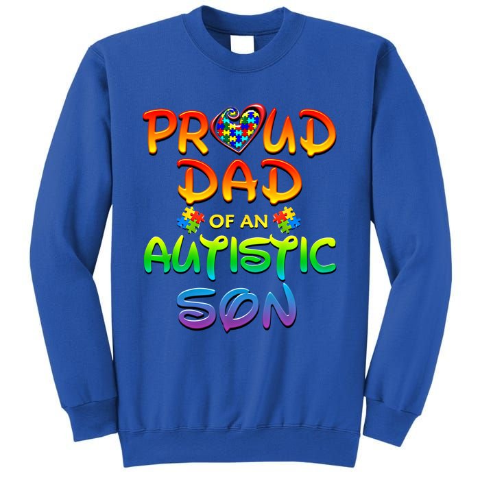 Autism Awareness Wear Proud Dad Of Son Gift Sweatshirt