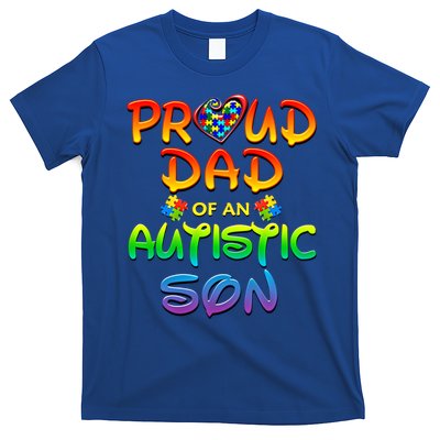 Autism Awareness Wear Proud Dad Of Son Gift T-Shirt