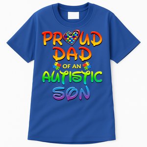 Autism Awareness Wear Proud Dad Of Son Gift Tall T-Shirt