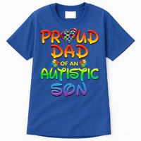 Autism Awareness Wear Proud Dad Of Son Gift Tall T-Shirt