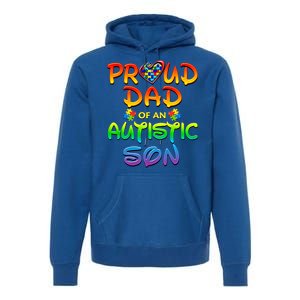 Autism Awareness Wear Proud Dad Of Son Gift Premium Hoodie