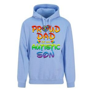 Autism Awareness Wear Proud Dad Of Son Gift Unisex Surf Hoodie