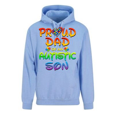 Autism Awareness Wear Proud Dad Of Son Gift Unisex Surf Hoodie