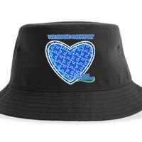 Autism Awareness We Share One Heart Sustainable Bucket Hat