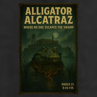 Alligator Alcatraz Where No One Escapes The Swamp Cool Comfort Performance Bucket Hat