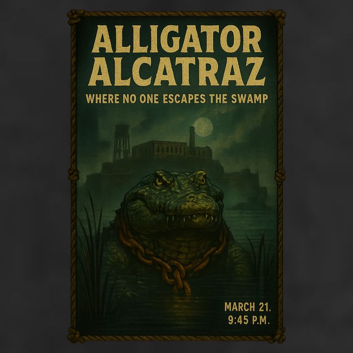 Alligator Alcatraz Where No One Escapes The Swamp Cool Comfort Performance Bucket Hat