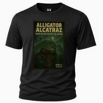 Alligator Alcatraz Where No One Escapes The Swamp Cooling Performance Crew T-Shirt