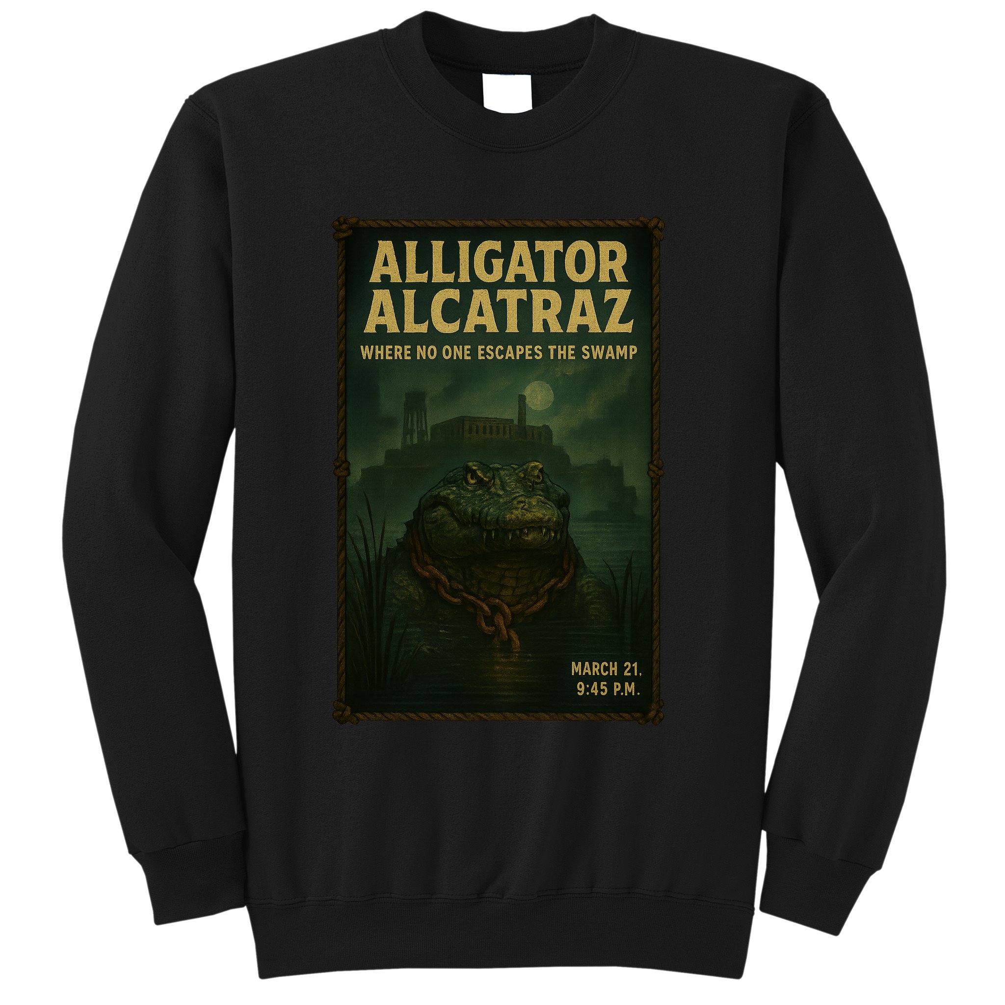 Alligator Alcatraz Where No One Escapes The Swamp Sweatshirt