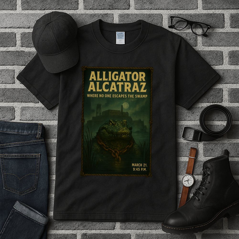Alligator Alcatraz Where No One Escapes The Swamp Tall T-Shirt