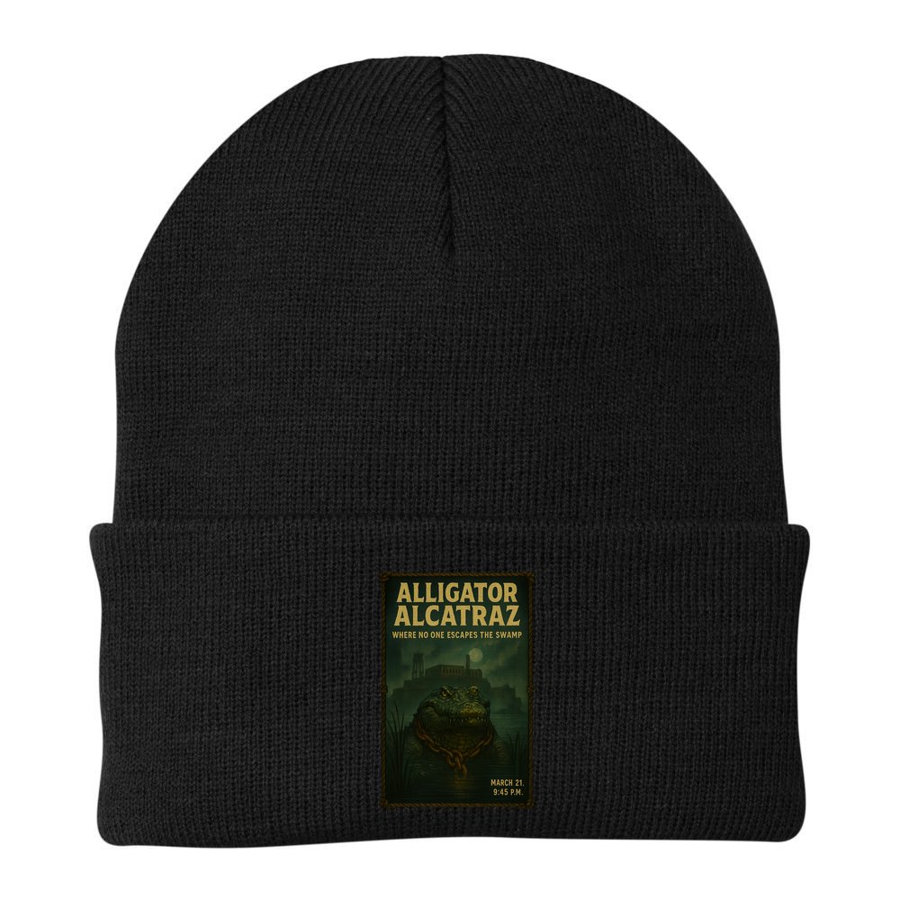 Alligator Alcatraz Where No One Escapes The Swamp Beanie