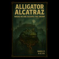 Alligator Alcatraz Where No One Escapes The Swamp 16 in Basic Backpack