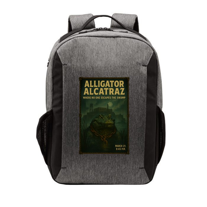 Alligator Alcatraz Where No One Escapes The Swamp Vector Backpack