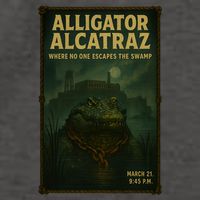 Alligator Alcatraz Where No One Escapes The Swamp Vector Backpack