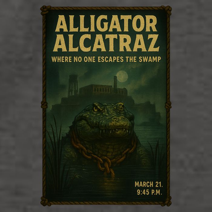 Alligator Alcatraz Where No One Escapes The Swamp Vector Backpack