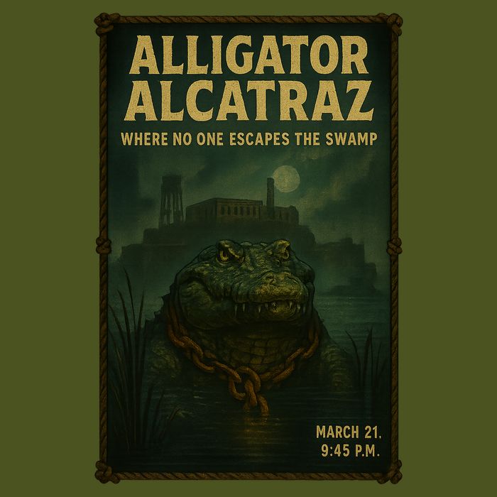 Alligator Alcatraz Where No One Escapes The Swamp Sustainable Bucket Hat