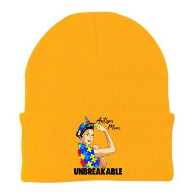 Autism Awarenesss Women Autism Mom Gift Knit Cap Winter Beanie