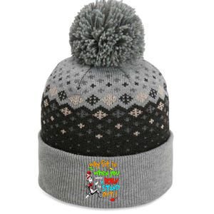 Autism Autist Why Fit In When You Were Born To Stand Out The Baniff Cuffed Pom Beanie