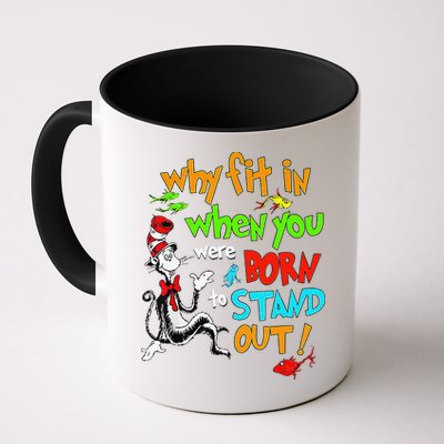 Autism Autist Why Fit In When You Were Born To Stand Out Mug