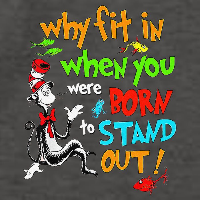 Autism Autist Why Fit In When You Were Born To Stand Out Vector Backpack