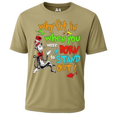 Autism Autist Why Fit In When You Were Born To Stand Out Performance Shirt