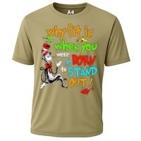Autism Autist Why Fit In When You Were Born To Stand Out Performance Shirt
