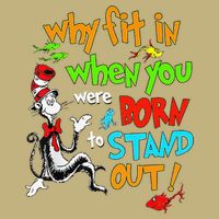 Autism Autist Why Fit In When You Were Born To Stand Out Performance Shirt
