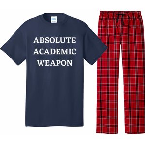 Absolute Academic Weapon Funny Trend Pajama Set