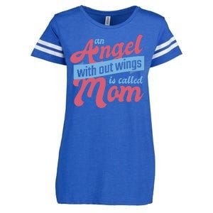 An Angel Without Wings Is Called Mom Enza Ladies Jersey Football T-Shirt